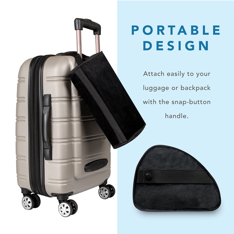 LAPGEAR Original Microbead Tablet Pillow Stand with Phone Pocket - Black - Fits Most Tablets - Style No. 35068 - Image 4